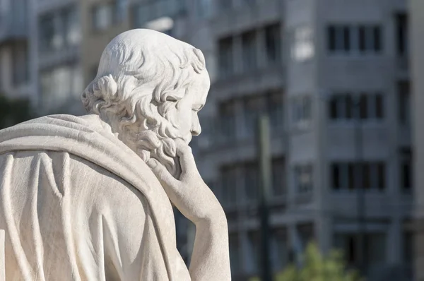 Estátua clássica Sócrates — Fotografia de Stock