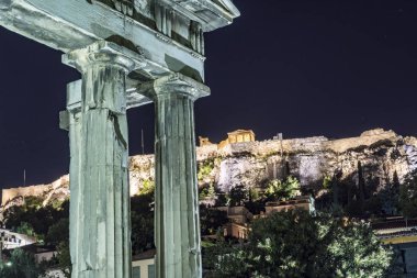 roman agora ve Akropolis kadar görünümünde