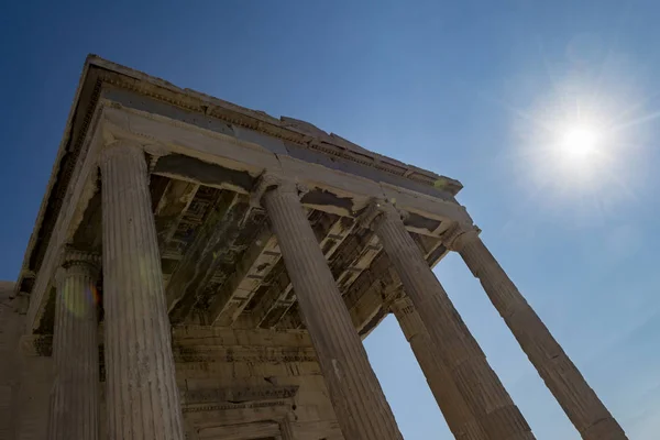 Ερέχθειο, στην Ακρόπολη — Φωτογραφία Αρχείου