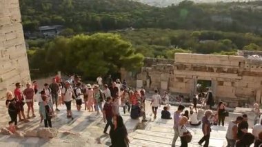 insanlar giriş Akropolis