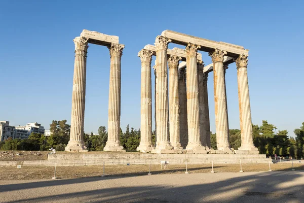 Tempel van zeus in Athene — Stockfoto