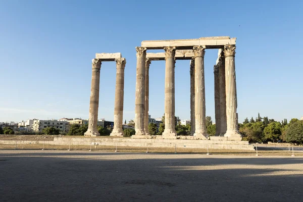 아테네에 있는 zeus의 사원 — 스톡 사진