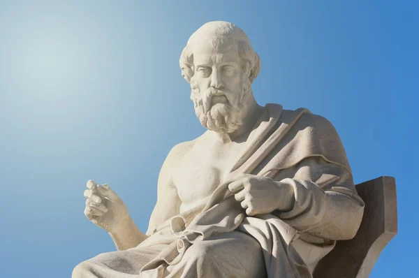 Classic Plato statue — Stock Photo, Image