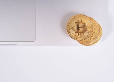 Dizüstü Bitcoin-nakit dijital cryptocurrency