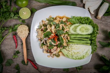 Baharatlı sebze, Tayland yemeği (sağlıklı olmak için vejetaryen yemeği) )