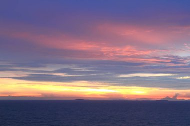 Denizde gün batımı