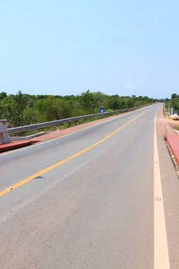 asfalt yol uzun bir süre için