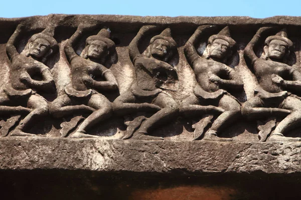 泰国菲迈城堡的砂岩雕刻 — 图库照片