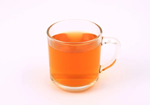 Glass cup of tea — Stock Photo, Image