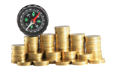 Finansal kavram - zor zamanlarda gezinme  