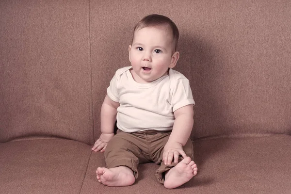 Little happy boy — Stock Photo, Image