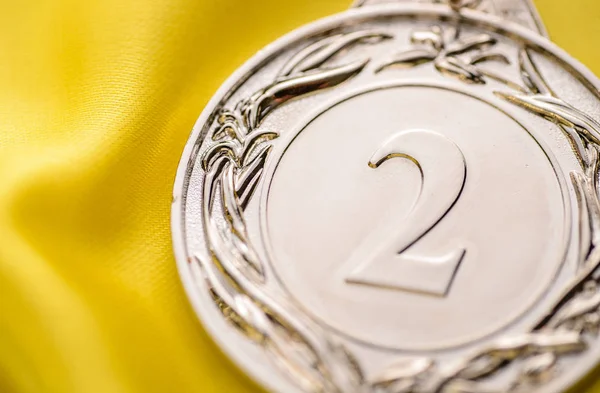 Medaille voor de tweede plaats — Stockfoto