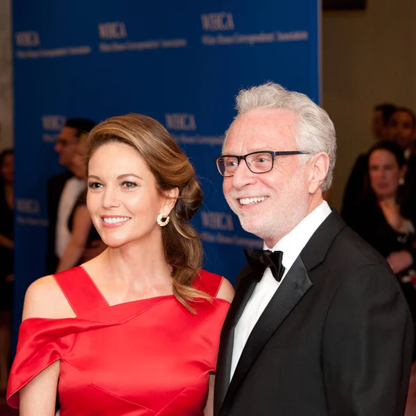 Diane Lane & Wolf Blitzer — Stock fotografie