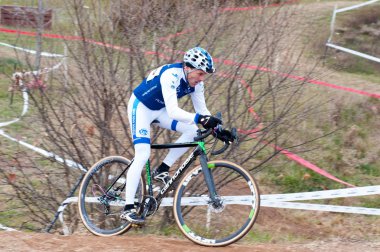 Yarışmada Cyclocross binici