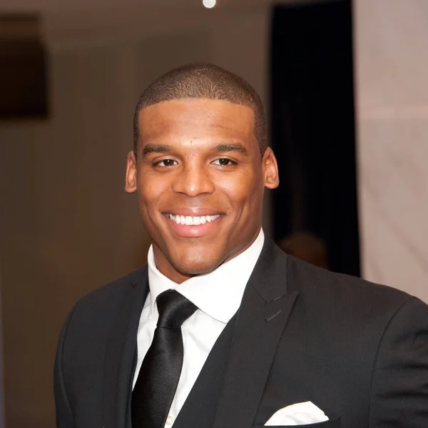 Quarterback Cam Newton - Stock-foto