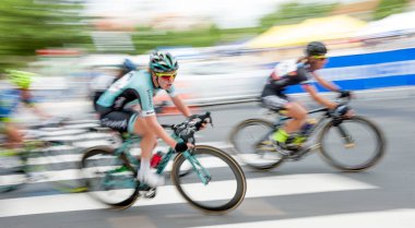 Bisikletçiler yarış rekabet