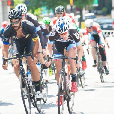 Bisikletçiler yarış rekabet