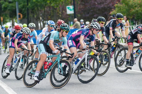 Cyklister konkurrera race — Stockfoto