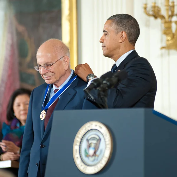 Daniel Kahneman, de Barack Obama —  Fotos de Stock