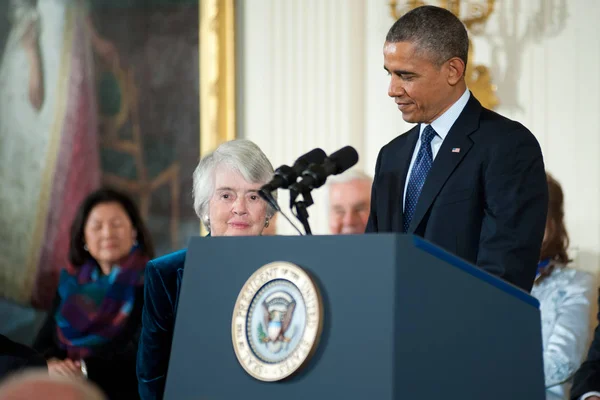 Patricia Wald, Barack Obama — Stock Photo, Image