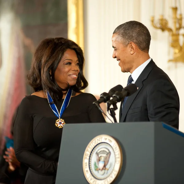 Oprah Winfrey ve Başkan Barack Obama