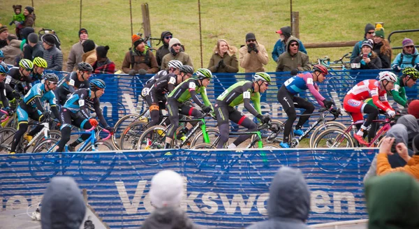 Cittadini ciclocross a Asheville — Foto Stock