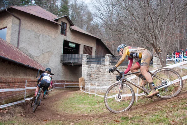 Cittadini ciclocross a Asheville — Foto Stock