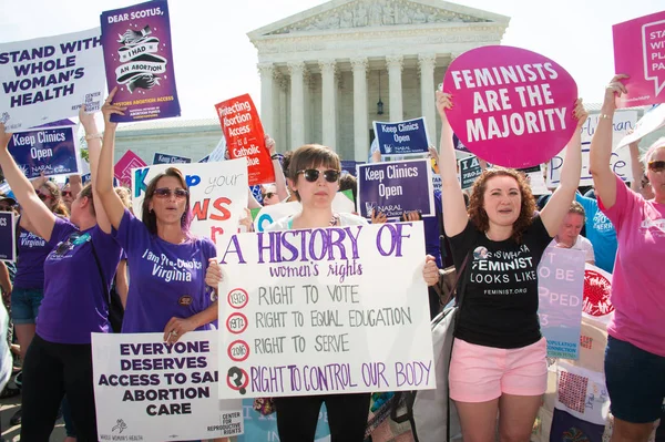 Marsch zum Abtreibungsrecht — Stockfoto