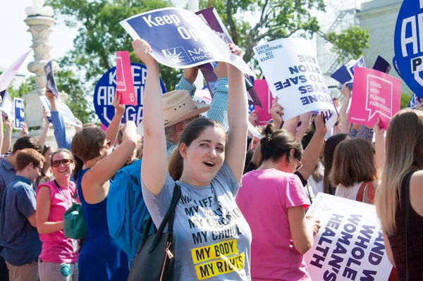 Acesso ao aborto marcha — Fotografia de Stock