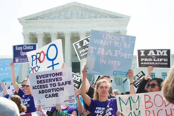 Abortus toegang maart — Stockfoto