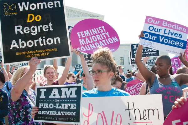 Acesso ao aborto marcha — Fotografia de Stock