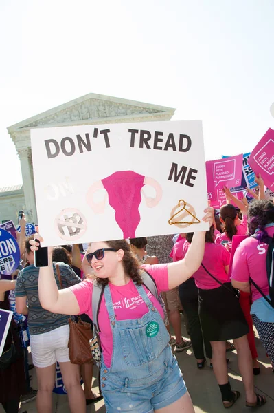 Acesso ao aborto marcha — Fotografia de Stock