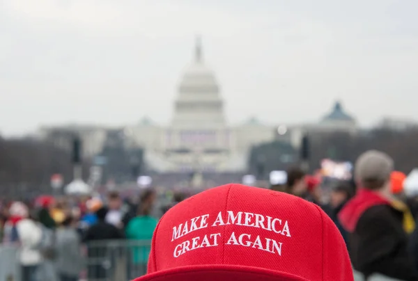 Egyesült Államok Capitol a Trump beiktatás — Stock Fotó