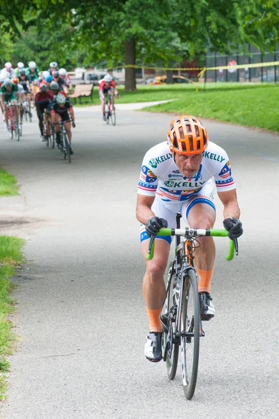Ciclistas en competencia — Foto de Stock