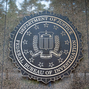 FBI Emblem at Headquarters clipart