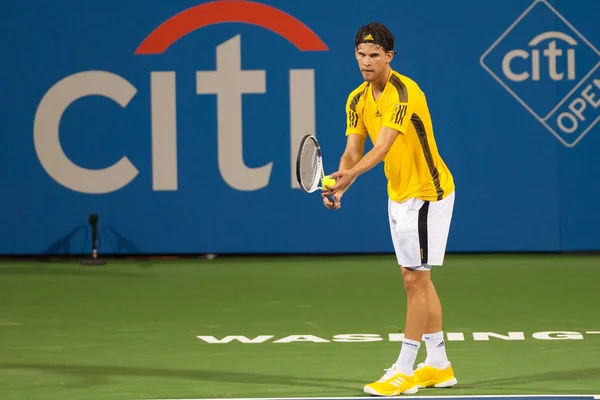 Jogador de tênis profissional Dominic Thiem — Fotografia de Stock