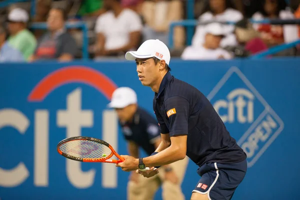 프로 테니스 선수 케이 Nishikori — 스톡 사진