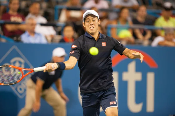 Profesionální tenisový hráč Kei Nišikori — Stock fotografie