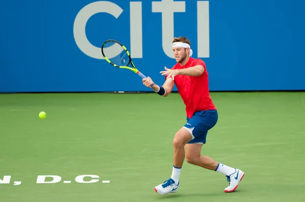 Jogador de tênis profissional Jack Sock — Fotografia de Stock