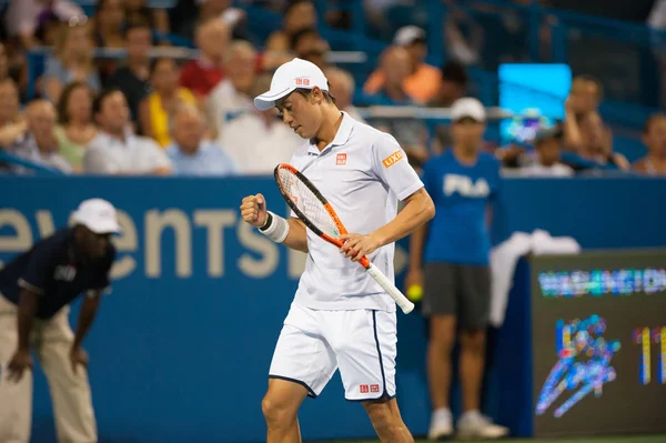 Jogador de tênis profissional Kei Nishikori — Fotografia de Stock