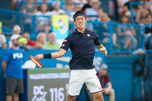 Profesyonel tenis oyuncusu Kei Nishikori — Stok fotoğraf