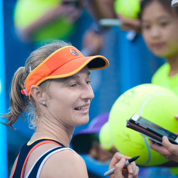 Profesyonel tenis oyuncusu Ekaterina Makarova — Stok fotoğraf