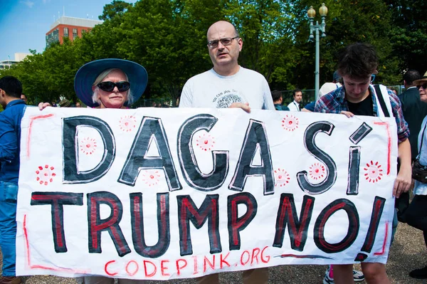 Daca sonu protesto — Stok fotoğraf