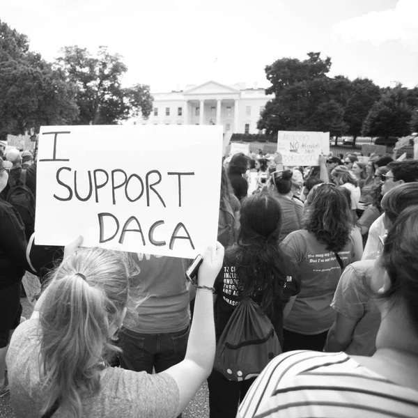 Protest gegen das Ende von Daca — Stockfoto