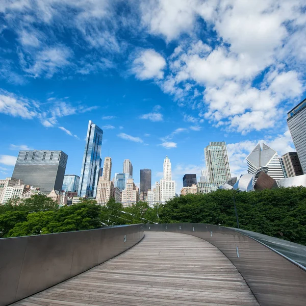 El horizonte de Chicago — Foto de Stock