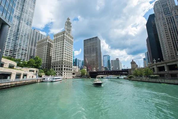 El horizonte de Chicago — Foto de Stock