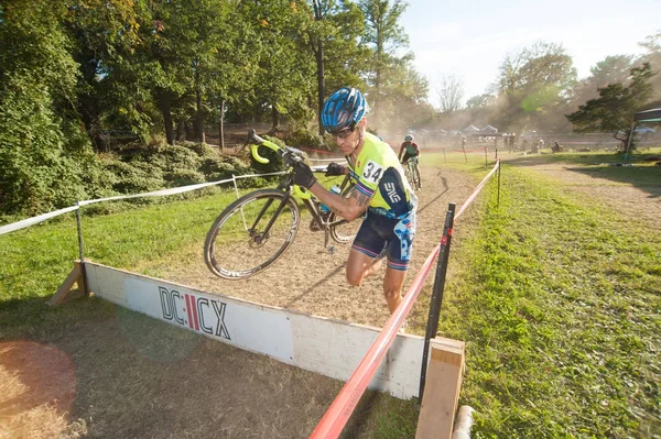 Competitore di ciclocross maschile Elite — Foto Stock