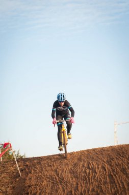 Haymarket Aralık 10 A bisikletçi üzerinde 10 Aralık 2017 Haymarket, Virginia, ABD Bikeneticx cyclocross olay rekabet