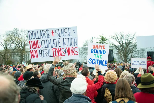 Deelnemers Aan Jane Fonda Brandweerboor Vrijdag Protesteren Tegen Klimaatcrisis Washington — Stockfoto