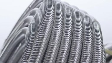 metal su bobin makro doku Panoraması